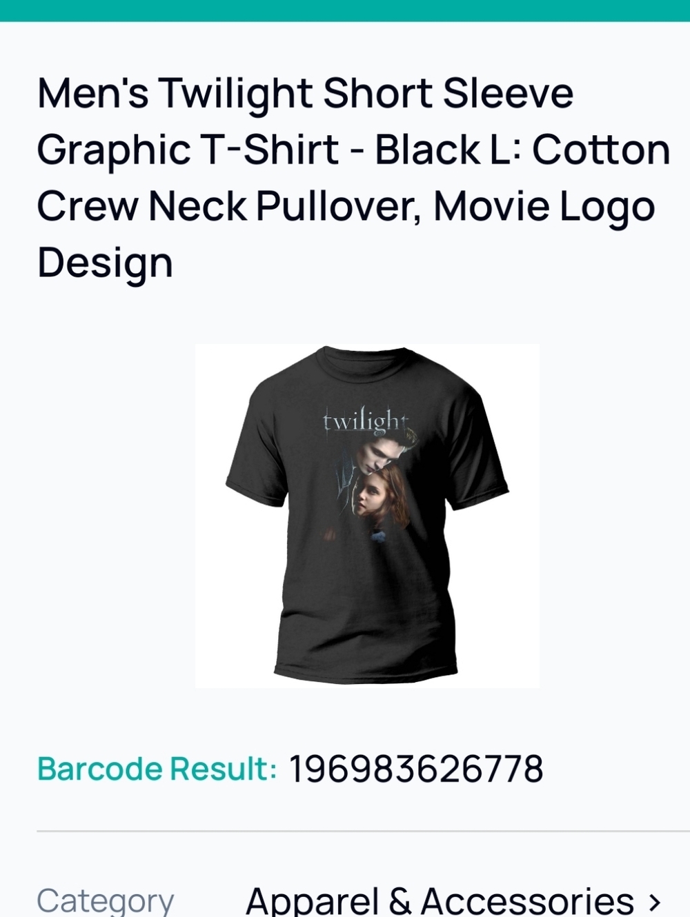 #Z09 Twilight Graphic Black Band Tee - Picture 6 of 6